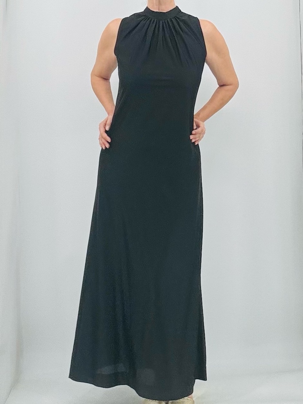 Vintage 70s Jon Peters Hollywood Producer Celebrity Designer Disco Trapeze Dress
